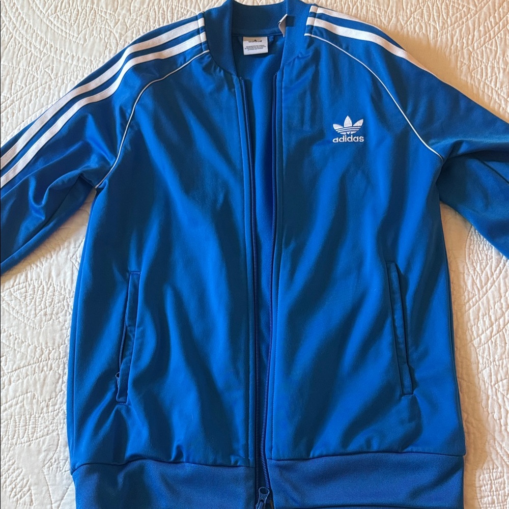 Adidas Royal Blue Zip-Up Jacket